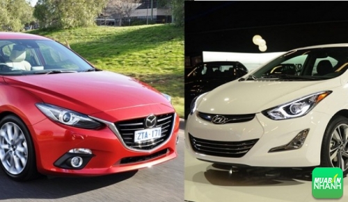 So sánh Huyndai Elantra và Mazda 3